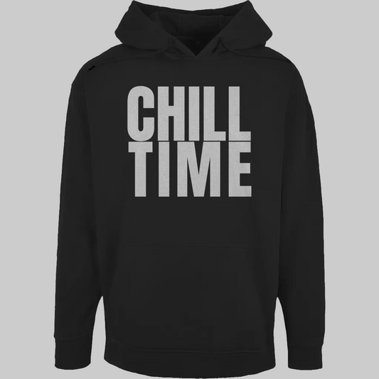 CHILL TIME Hoodie – Stylischer Hoodie schwarz
