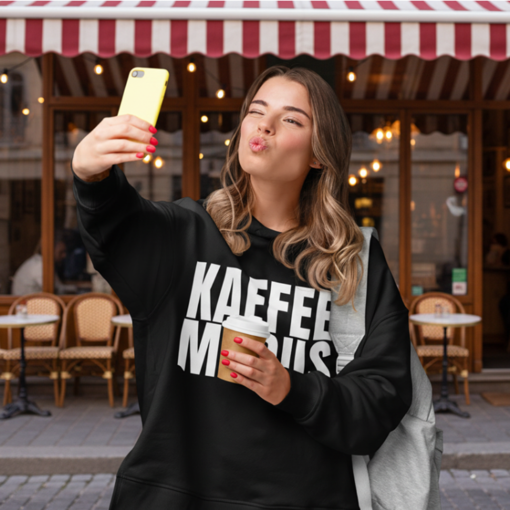 KAFFEE MODUS Hoodie – Stylischer Hoodie für Kaffeefreunde