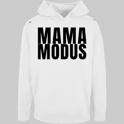 MAMA MODUS weisser Hoodie – Minimalistischer Mama Hoodie