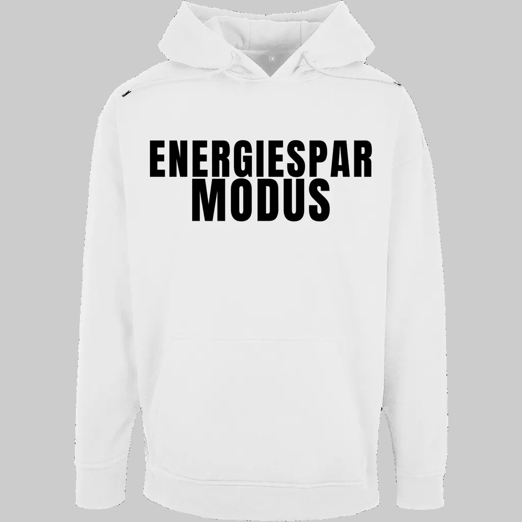 ENERGIESPARMODUS Hoodie – Minimalistischer Statement Hoodie
