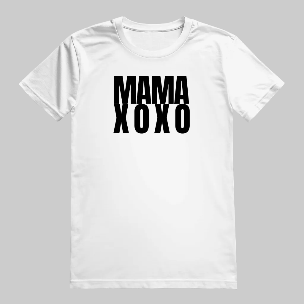 MAMA XOXO T-Shirt weiss – Geschenk für Mamas