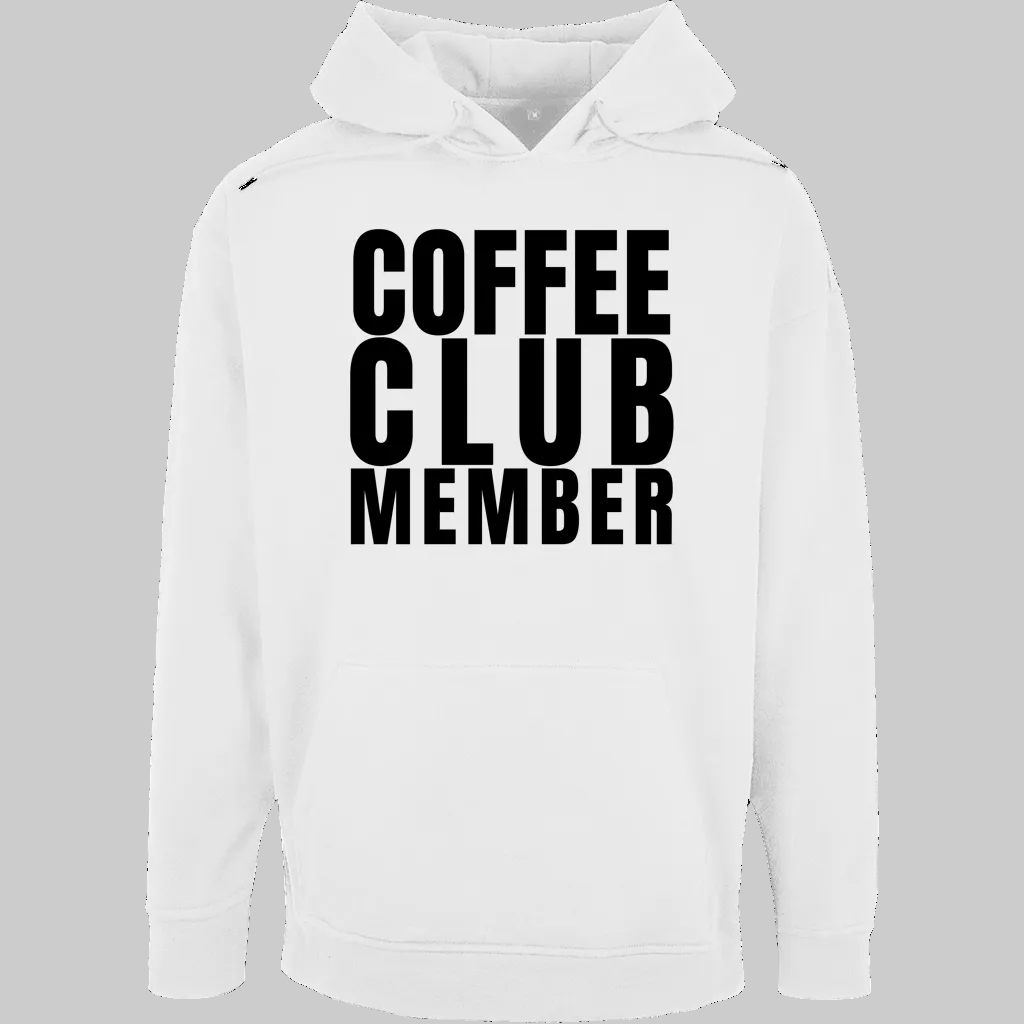 COFFEE CLUB MEMBER Hoodie – Stylischer Kaffee Hoodie weiss