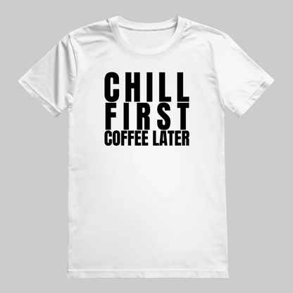 DON'T STRESS CHILL T-Shirt – Stylisches T-Shirt Unisex weiss
