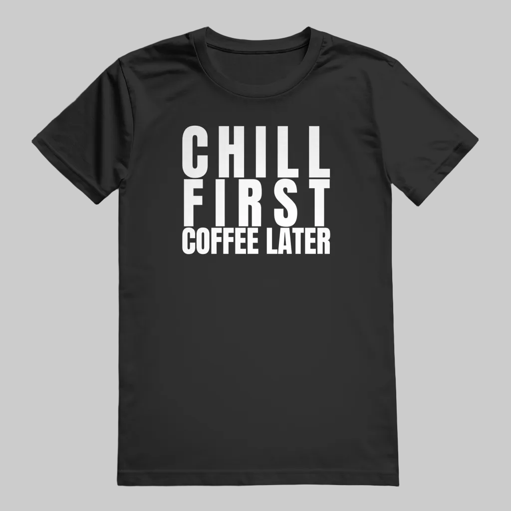 DON'T STRESS CHILL T-Shirt – Stylisches T-Shirt Unisex schwarz