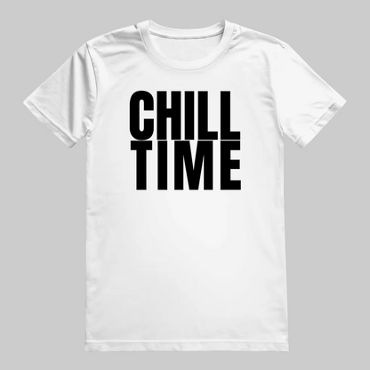 CHILL TIME T-Shirt – Stylisches T-Shirt Unisex weiss