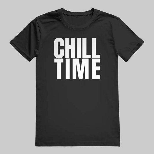 CHILL TIME T-Shirt – Stylisches T-Shirt Unisex schwarz