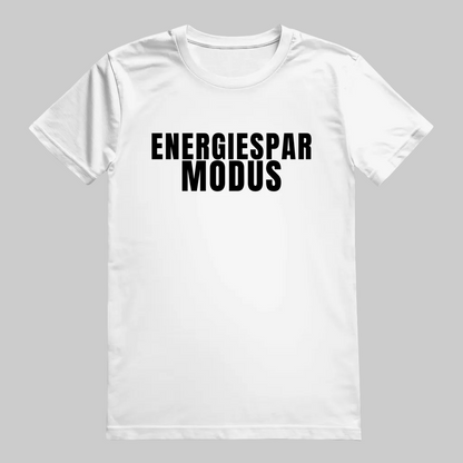 ENERGIESPAR MODUS T-Shirt – Stylisches T-Shirt Unisex weiss
