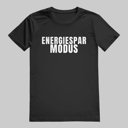ENERGIESPAR MODUS T-Shirt – Stylisches T-Shirt Unisex schwarz