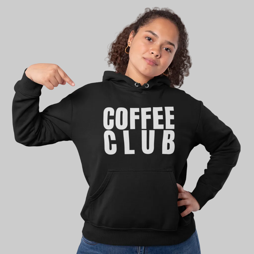 COFFEE CLUB Hoodie – Minimalistischer Kaffee Hoodie