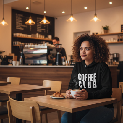 COFFEE CLUB Hoodie – Minimalistischer Kaffee Hoodie