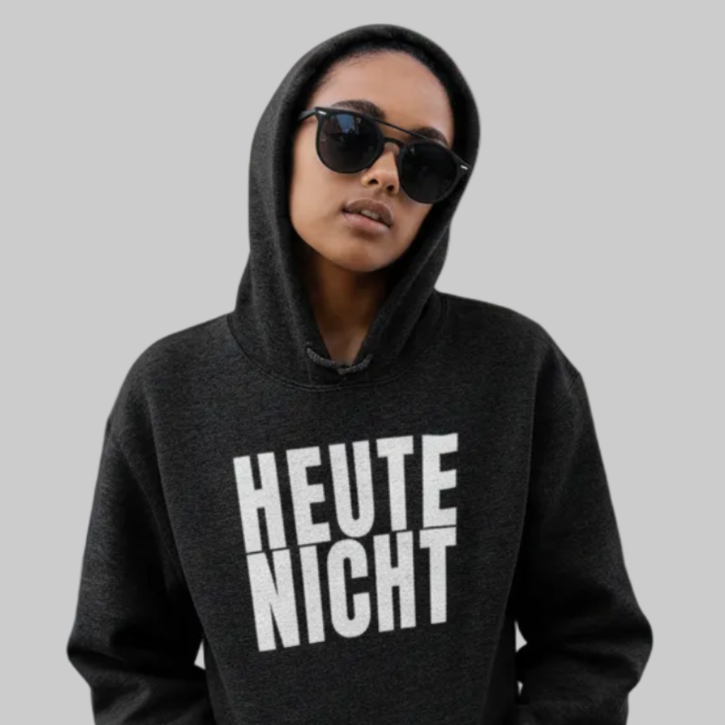 HEUTE NICHT Hoodie – Minimalistischer Statement Hoodie