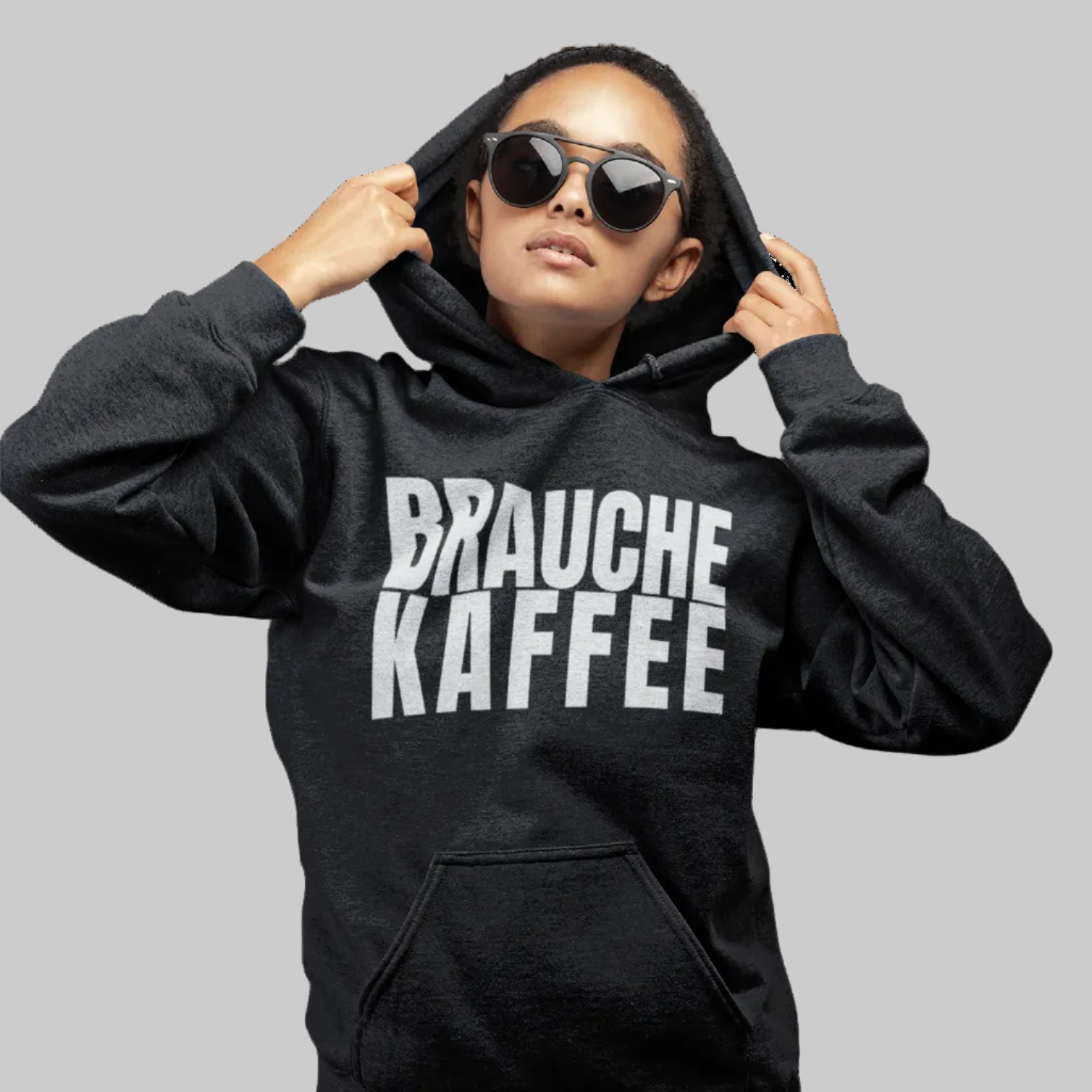 BRAUCHE KAFFEE Hoodie – Stylischer Kaffee Hoodie