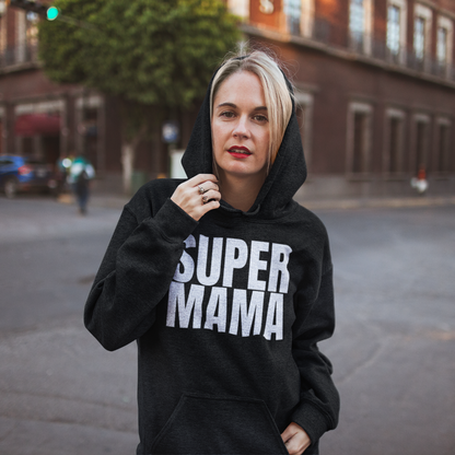 SUPER MAMA Hoodie – Stylisches Geschenk für Mamas